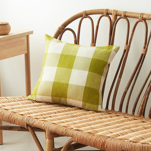 Sarung Bantal Motif Kotak-kotak Klasik, Sarung Bantal untuk Ruang Tamu, Kamar Tidur, Sofa Rumah, Dekorasi Sofa, Sarung Bantal Estetis - Product Image 2