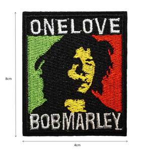 Tendance de la mode de rue européenne et américaine Musique Rock <span class=keywords><strong>Bob</strong></span> Band Patch de broderie thermocollant DIY Badge personnalisé - Product Image 4