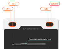 Ucuz fabrika fiyat T503 İmza Pad 10moons grafik Illustrator çizim tableti çevrimiçi öğretim için