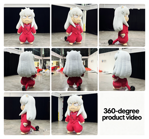 Personaje de Dibujos Animados Inflable Gigante de <span class=keywords><strong>Inuyasha</strong></span>, Mascota Inflable Personalizada, Modelo Inflable Publicitario Resistente al Agua - Product Image 2