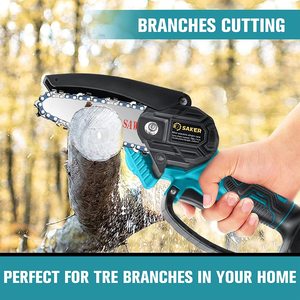 <strong>Mini</strong> Chainsaw 6 Inch <strong>Cordless</strong> 2023 Upgraded Super Lightweight Powerful Handheld <strong>Mini</strong> <strong>Chain</strong> <strong>Saw</strong> - Product Image 6