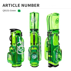 <span class=keywords><strong>Sac</strong></span> <span class=keywords><strong>de</strong></span> <span class=keywords><strong>golf</strong></span> transparent léger Qb31-646, directement <span class=keywords><strong>de</strong></span> l'usine, nouveau modèle pour hommes et femmes, avec support en cuir véritable et tapis en toile. - Product Image 3