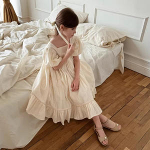 Robe de princesse <span class=keywords><strong>Lolita</strong></span> JK style palais en coton brodé et imprimé à manches bouffantes pour filles, collection été 2026, pour enfants de 3 à 8 ans - Product Image 1