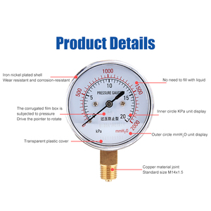 Overpressure YE-60 Prevention Type 750-40kpa Multi-high <strong>Pressure</strong> Water <strong>Pressure</strong> Hydraulic Kilopameter Diaphragm <strong>Pressure</strong> <strong>Gauge</strong> - Product Image 5