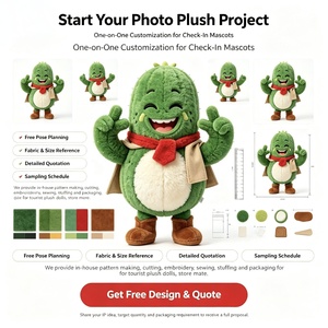 Weimei Toy ODM Juguetes de Peluche Personalizados al por Mayor, Muñecos de Peluche de 15-50CM con Poses Personalizables para Mascotas de Lugares Turísticos - Product Image 6