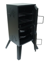 Fourniture d'usine OEM Fumoir électrique vertical Barbecue Grill 3 en 1 Barbecue Grill Four Tour Vertical Pliable Barbecue Grill Extérieur