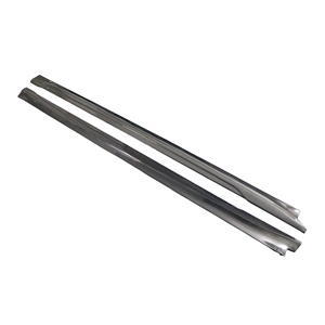 Estilo de Arte de fibra de carbono de alta calidad para Tesla Model 3 Side Bumper Lip Upgrade Body Kits Brand New Carbon Side Skirt - Product Image 2