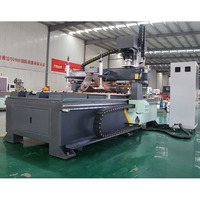 Scie à panneaux à haute précision CNC avec broche ATC pour le travail du bois et la découpe de panneaux informatiques