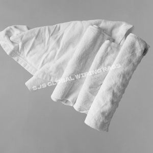 Trapos de limpieza de algodón blanco recuperado de adsorción fuerte directa, paños de algodón estándar para limpieza - Product Image 1