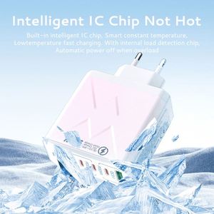 Hot Selling EU UK US <b>Plug</b> 50W USB A+Type C Fast Charging Charge Power <b>Adapter</b> for Mobile Phone - Product Image 3