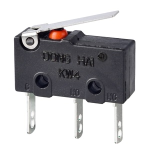 10A Micro chuyển đổi loạt cho môi trường khắc nghiệt 250 VAC IP60 Đen spdt nhựa 5000 cái/CTN kw4 chống bụi - Product Image 1