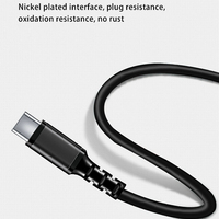 Cable USB C de Silicona Líquida Ultra Suave, Carga Rápida de 3A, Sincronización de Datos de 480 Mbps, Cable Tipo C Resistente a Más de 25000 Curvaduras, Sin Enredos, para Samsung Xiaomi