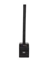 Enceinte colonne intégrée 400W RMS avec 8 haut-parleurs NEO de 2,75 pouces et subwoofer de 10 pouces, DSP intégré pour la location mobile et les projets audio professionnels