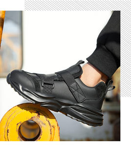 908-5 Çok Satan Erkek İş Güvenliği Ayakkabıları EVA ve Çelik Burunlu Toptan Ucuz Fiyat Sonbahar Deri Bot File ve Kauçuk Tabanlık - Product Image 3