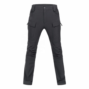 공장 도매 맞춤형 로고 스트레치 야외 긴 바지 멀티 포켓 작업복 남성 하이킹 전술 바지 - Product Image 6