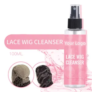 Private Label Hot Koop Lace Pruik Cleanser Spray Olie Verwijderen Kant Pruik Cleanser Glad De Pruik Voor Het Gebruik