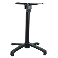 Meubles d'extérieur populaires, base en aluminium robuste, pied de table pliable léger pour la maison, le bar et la cuisine