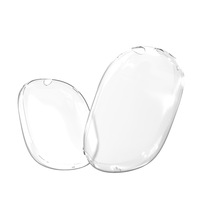Étui de protection transparent pour AirPods Max, coque de protection en TPU souple, accessoires en plastique transparent
