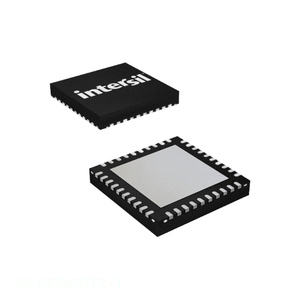 Composants électroniques de circuit ISL6374CRTZ-T, gestion de l'alimentation (PMIC) de canal de fabrication, 40 VFQFN, pad exposé - Product Image 1