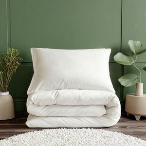 Juego de Ropa de Cama King Size, 100% Poliéster Tejido Ecológico, 200 Hilos, Diseño Sólido, Estilo Europeo y Americano, para Todas las Temporadas, Incluye Funda Nórdica - Product Image 3