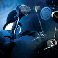Microphone d'instrument de musique haut de gamme BETADMK7-XLR, microphone dynamique à condensateur métallique, kit de micros filaires pour batterie, équipé d'un boîtier en aluminium