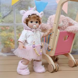 Muñecas Bebé <span class=keywords><strong>Reborn</strong></span> de 18 Pulgadas, <span class=keywords><strong>Cuerpo</strong></span> Completo de Vinilo, Realistas, con Vestido de Bebé, Muñeca de Moda, Juguete DIY - Product Image 2