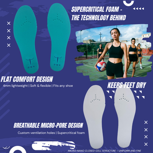 Plantillas para Caminar, Uso Diario, Delgadas, Transpirables, Alta Elasticidad, Cómodas, Ecológicas, Directo de Fábrica, Deportivas - Product Image 3