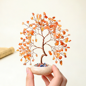 Handmade Crystal Gemstone Chips Fengshui <b>Tree</b> - Product Image 3