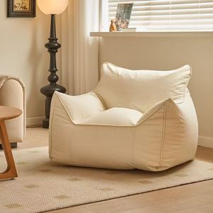 Poltrona <span class=keywords><strong>Sacco</strong></span> di Lusso Singola, Copertura per Divano Relax in <span class=keywords><strong>Ecopelle</strong></span> Scamosciata PU, <span class=keywords><strong>Pouf</strong></span> <span class=keywords><strong>Sacco</strong></span> per Camera da Letto e Soggiorno - Product Image 6
