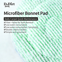 Dr.Dirt Professional Tampons de protection en microfibre réutilisables de 17 pouces pour le nettoyage des tapis et des sols.