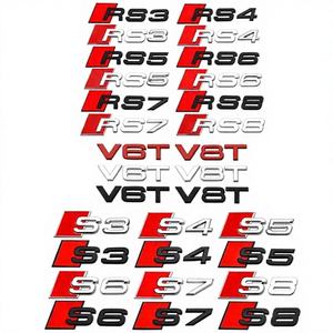 ตราสัญลักษณ์ตกแต่ง RS3 4 5 6 7 8 SQ3 สีเงิน ทำจากโลหะ ใช้ซ้ำได้ หรูหรา รับประกัน 1 ปี - Product Image 3