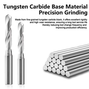 Foret en carbure d'aluminium HRC55, revêtement TiAlN, refroidissement externe, foret hélicoïdal 3D/5D, outil de perçage CNC pour métaux - Product Image 2