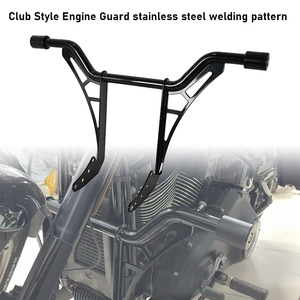 Protector de Motor Estilo Club de Acero Sólido, Barra Anticaídas, Parachoques para <span class=keywords><strong>Harley</strong></span> <span class=keywords><strong>Davidson</strong></span> Softail 2018 y posteriores (excepto FXDRS) - Product Image 2