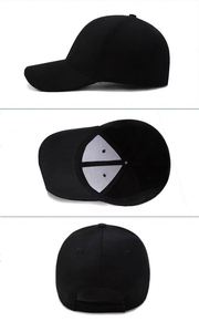 Casquettes de baseball vierges 6 panneaux couleur unie, doublure structurée, logo personnalisé acceptable, casquette publicitaire sportive pas chère, vente en gros directe usine - Product Image 3