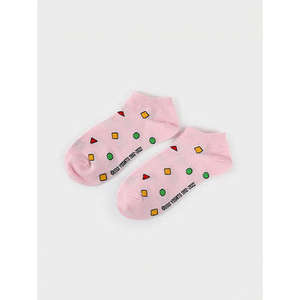 Crayon Sports Taille Unique Casual Chaussettes De Sport D'été Logo Personnalisé Respirant Tricoté Dot Compression Jetable Diabétique Transparent - Product Image 1