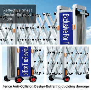 Barrière de parking coulissante personnalisable en métal, type bras rond, pour la sécurité des appartements et des hôtels - Product Image 2