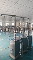 Pneumatische toevoermachine voor pasta's en halfvloeibare producten; automatische transportmachine voor voedingsmiddelen en cosmetica, 304 roestvrij staal, crème-dispenser