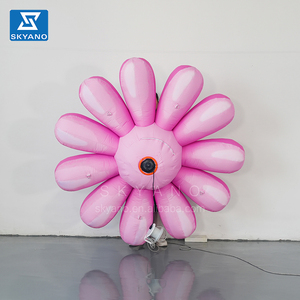 Bơm hơi khổng lồ hoa tím hoa <span class=keywords><strong>daisy</strong></span> mô hình cho Đảng trang trí - Product Image 6