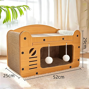 Lit-grattoir 2 en 1, résistant à l'usure, sans miettes, jouet protecteur anti-griffures pour intérieur toutes saisons - Product Image 2