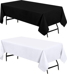 Hình Chữ nhật bảng vải đồng bằng khăn trải bàn có thể giặt bảng vải bìa cho ăn uống tiệc buffet các sự kiện dã ngoại đám cưới Tiệc - Product Image 1