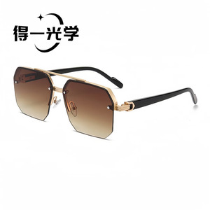 Metal Frame <b>Sunglasses</b> UV400 PC Lens Unisex Driving Sun Protection - Product Image 4