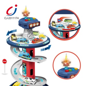 2025 nouveaux jeux pour enfants jouets d'intérieur pistes de Garage de ville, conception créative en <span class=keywords><strong>spirale</strong></span> de jouet de parking avec lumière et musique - Product Image 2