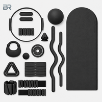 Set de Accesorios Personalizados para Pilates con Anillo de Pilates, Mini Pelota, Bandas de Resistencia y Calcetines Antideslizantes