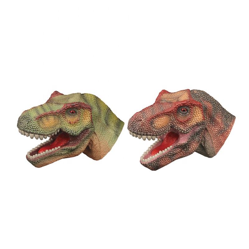 ODM/OEM динозавр, ручная игрушка, Реалистичная голова динозавра из латекса, резиновые игрушки, набор для дошкольного образования, несколько стилей динозавров