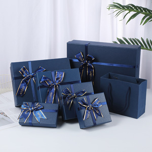 Caja de Regalo Romántica en Forma de Libro con Lazo Negro para el Día de San Valentín Chino, Cumpleaños, con Tapa Personalizable de Cielo y Tierra - Product Image 5