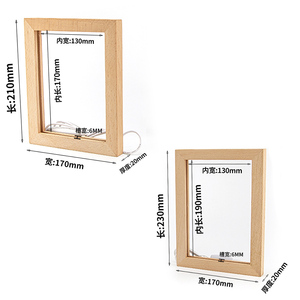 <span class=keywords><strong>Cadre</strong></span> <span class=keywords><strong>photo</strong></span> <span class=keywords><strong>en</strong></span> bois Lumière LED <span class=keywords><strong>3D</strong></span> <span class=keywords><strong>Cadre</strong></span> <span class=keywords><strong>photo</strong></span> <span class=keywords><strong>en</strong></span> bois Panneau acrylique vierge DIY Veilleuse <span class=keywords><strong>Cadre</strong></span> <span class=keywords><strong>photo</strong></span> pour salon - Product Image 6