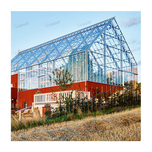 Serre à cadre en aluminium 4 saisons solarium jardin d'hiver climat contrôlé serre en verre végétal - Product Image 6
