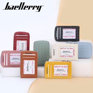 Baellerry Women's Mini <b>Wallet</b> PU Leather Multi-Card Slot Zipper Coin Purse Fashion Compact Card <b>Holder</b> for Everyday Use - Product Image 4