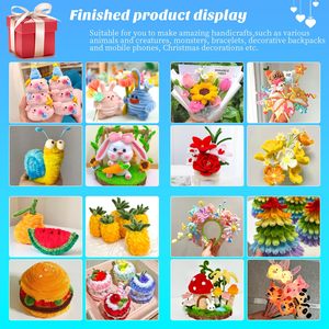 Limpiapipas de Chenilla de 8mm para Manualidades Infantiles y Bricolaje, 100 Unidades Multicolor, 30x0.8cm, Alambre Esponjoso para Manualidades - Product Image 5