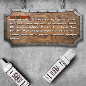 OEM Tattoo Tiefen reinigung Aufhellung Benutzer definierte Nachsorge Schaum Seife Tattoo Nachsorge Feuchtigkeit seife - Product Image 5